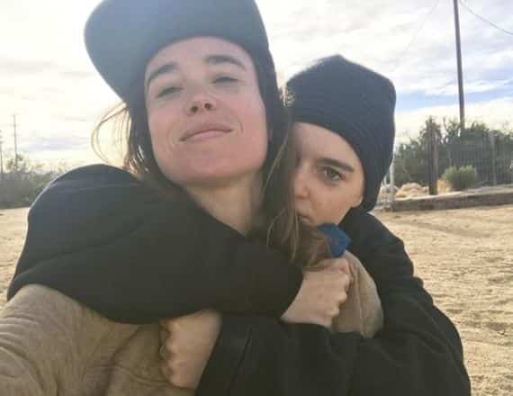Ellen Page and wife, Emma Portner